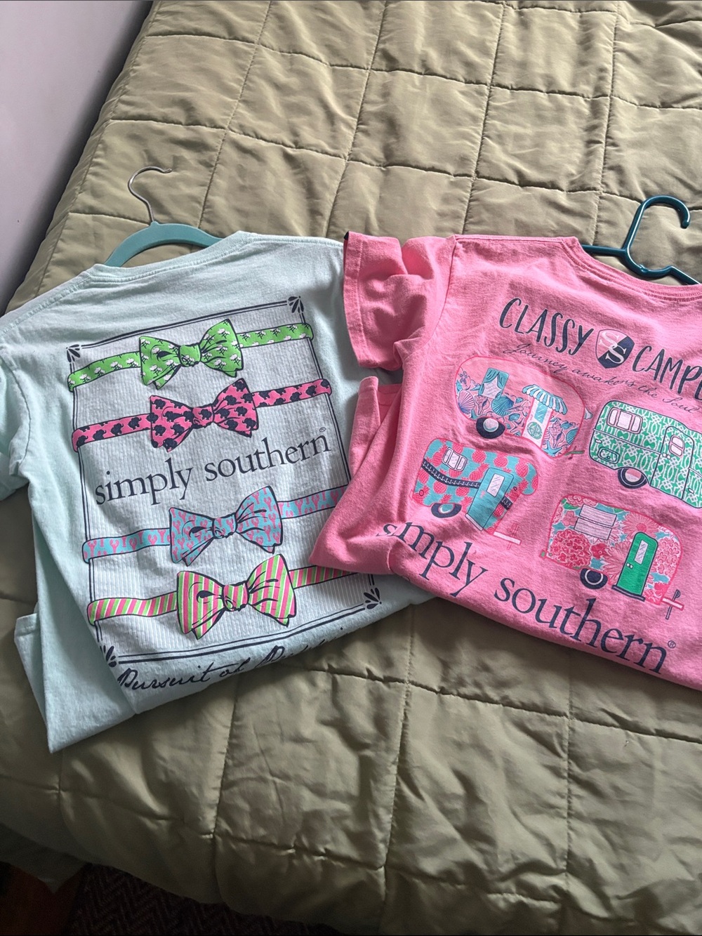 Simply Southern Kids' Short-Sleeve Graphic Tee - Pink